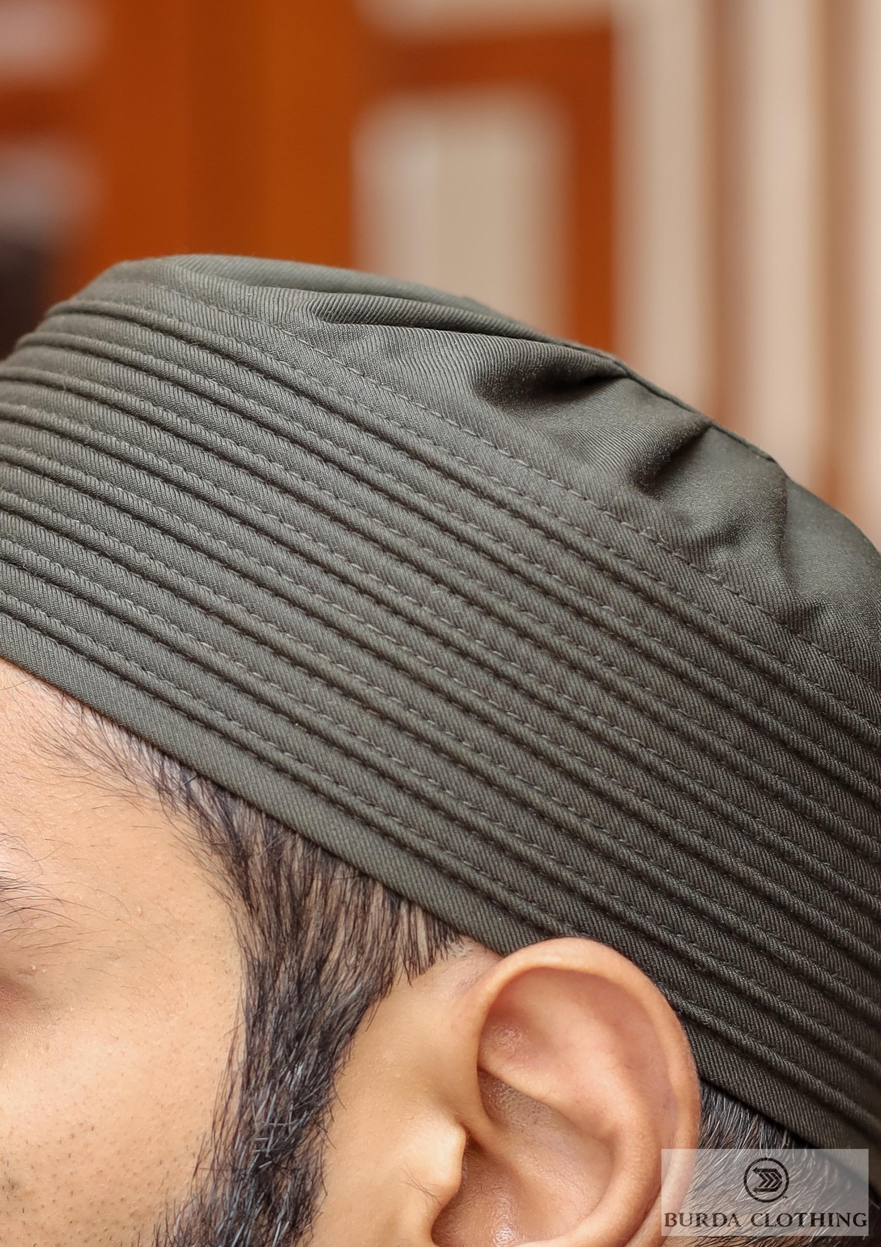 Sandal Pleated Kufi S008 - Image 20