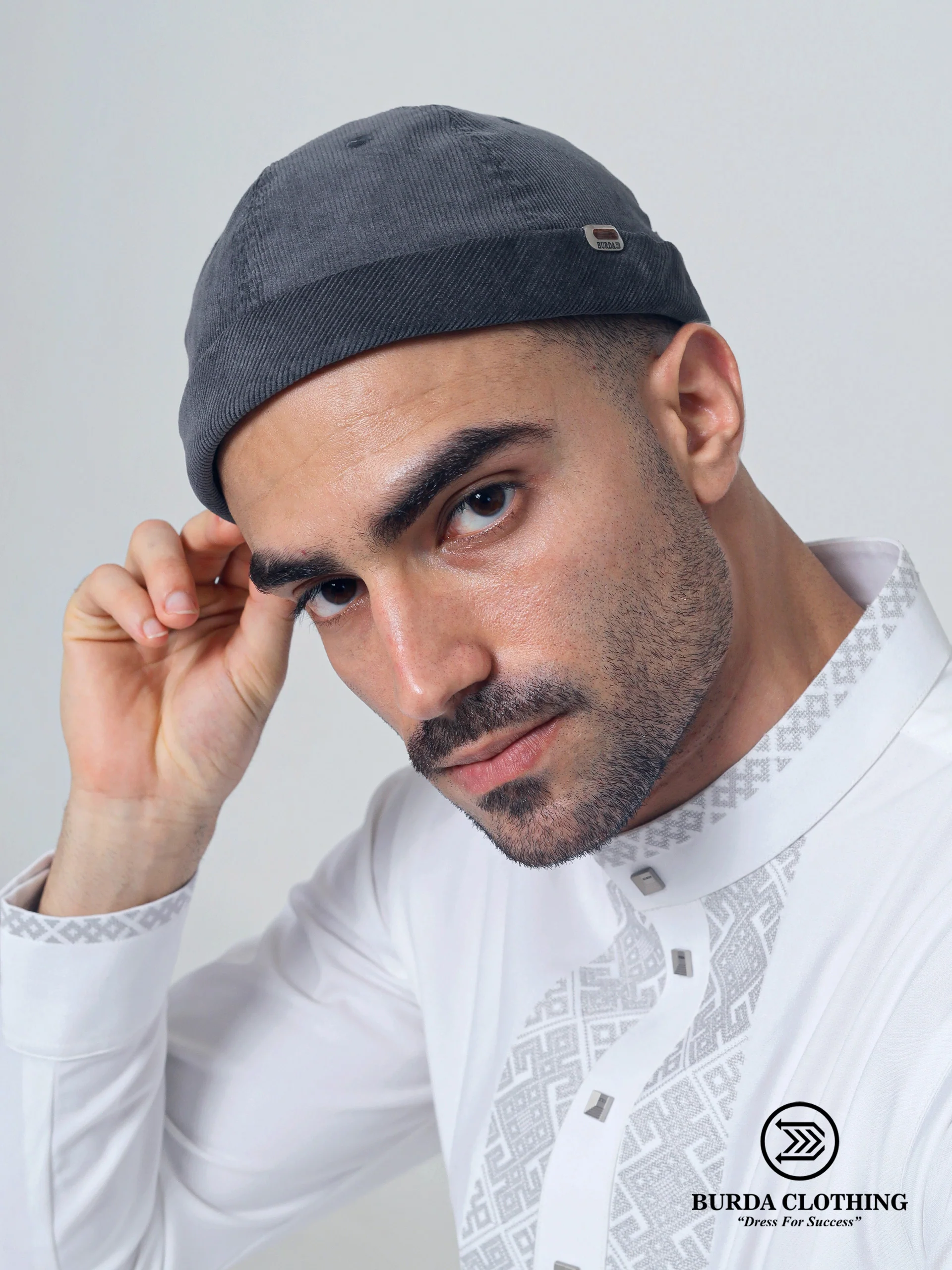 Corduroy Brimless Hat - Image 12