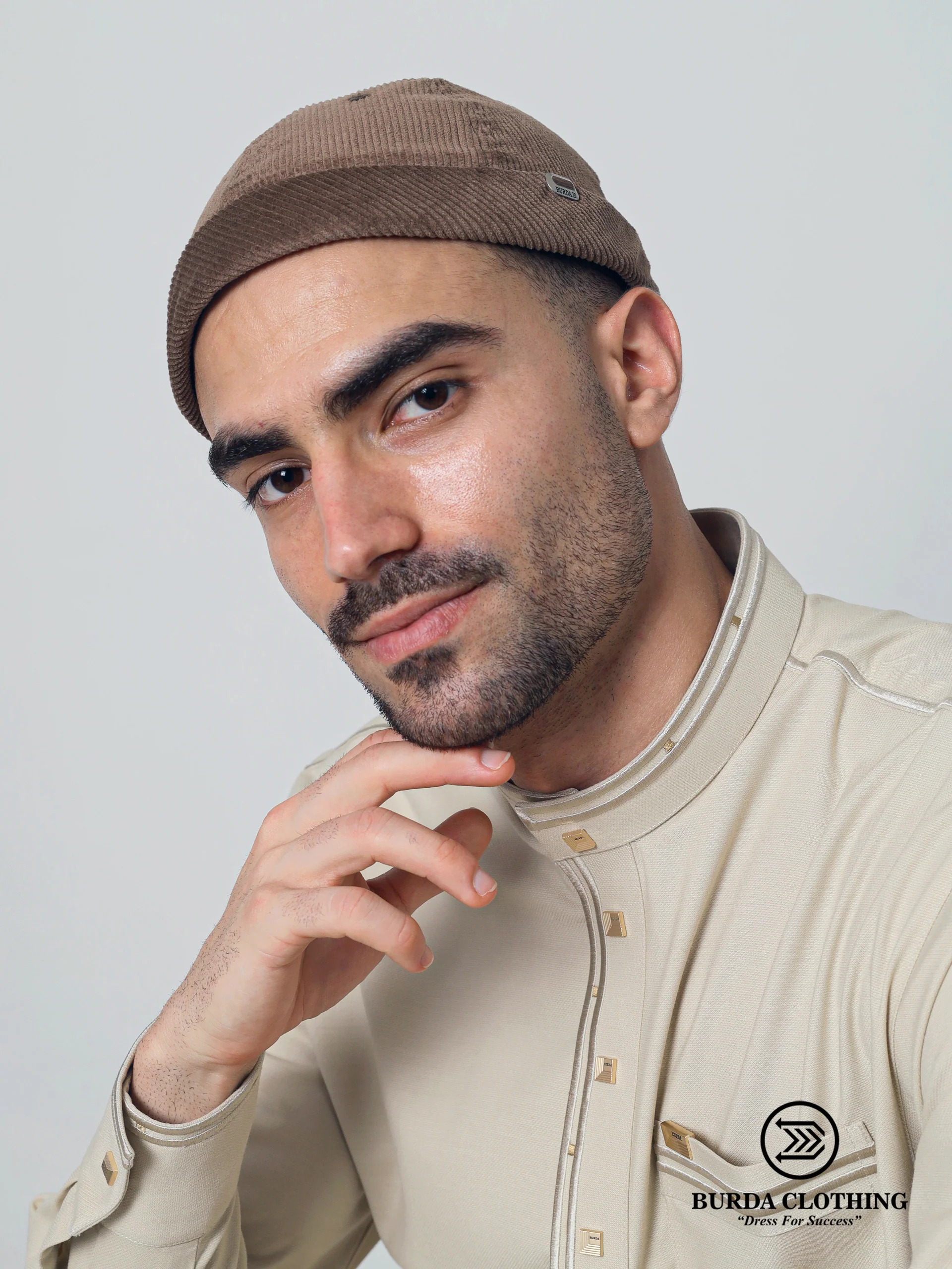 Corduroy Brimless Hat - Image 22