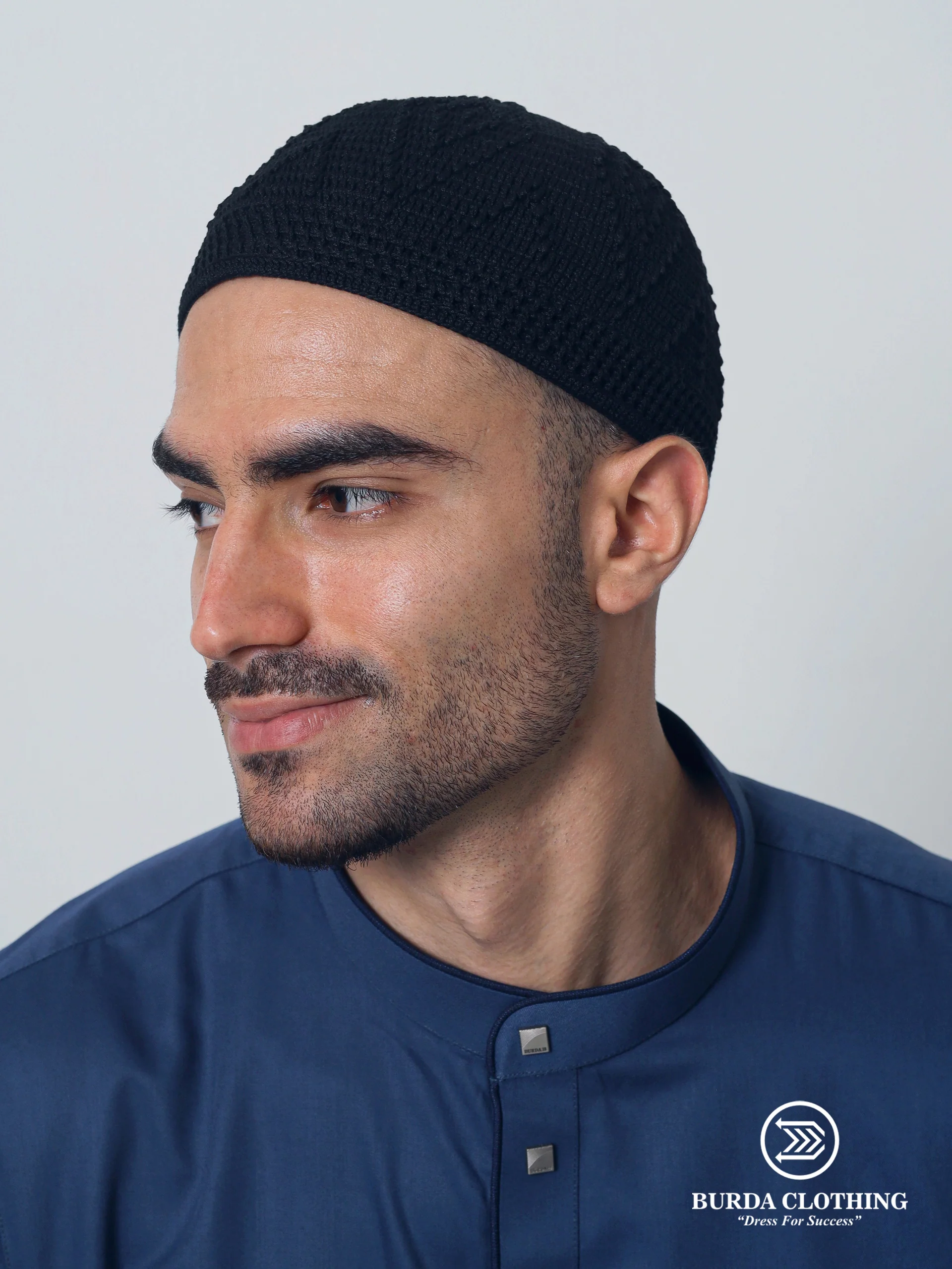 Skull Knit Cotton Kufi - Image 10